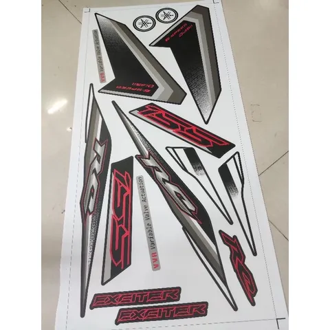 Tem Rời Exciter 155 Đen Nhám 2022  - Decal In Chất Lượng