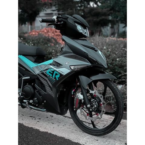 Tem Rời Exciter 150 Xám Đen Phối Xanh Ngọc