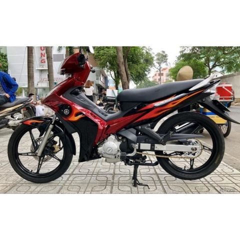 Tem Lửa Yamaha Ex Nhỏ 2007 Đỏ Đen  - Decal In Chất Lượng