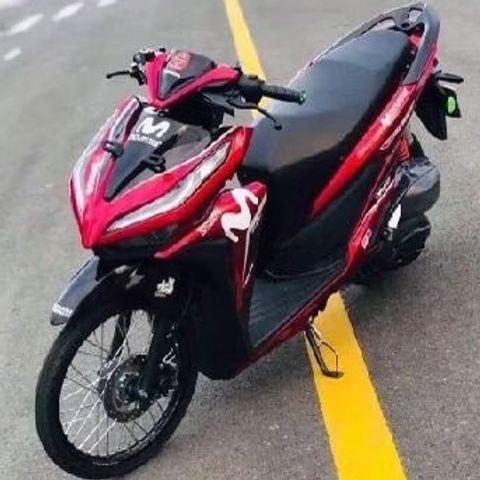Tem Rời Honda Vario Movistar 150 Dán Xe Trắng Phối Đen