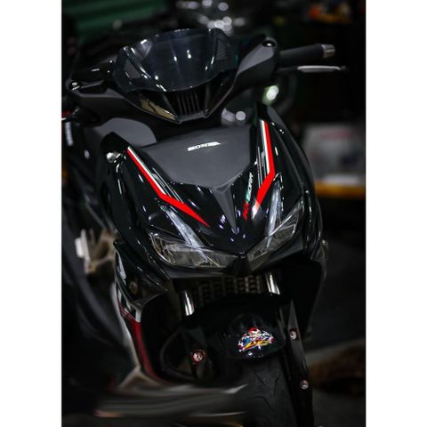 Tem rời Winner V2 chế sọc NTN phối đen đỏ, in sắc nét, 3 lớp không bay màu CM00074 1 2