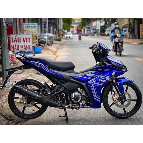tem rời exciter 155 mẫu Y15 chế 150 xanh Gp mới