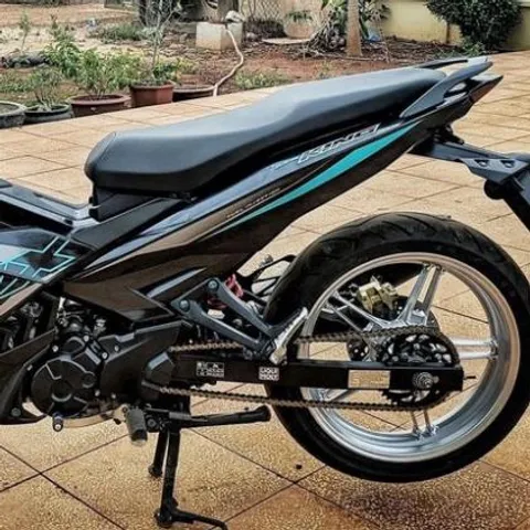 Tem Rời Yamaha Exciter MXKing 150 Dán Xe Đen Phối Xanh Ngọc  - Decal In Chất Lượng