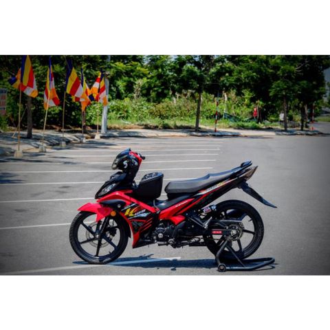 Tem Rời Dán Xe Exciter 135 Mẫu LC Đỏ Đen Vàng Cực Hot, Hàng 3 Lớp Chất Lượng Cao Quyen Decal