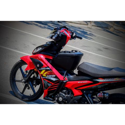 Tem Rời Dán Xe Exciter 135 Mẫu LC Đỏ Đen Vàng Cực Hot, Hàng 3 Lớp Chất Lượng Cao Quyen Decal