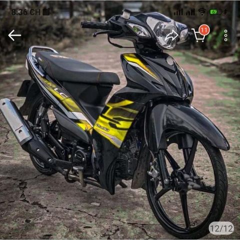 Tem Rời Elengant Lc 50 Dán Xe Đen  - Decal In Chất Lượng