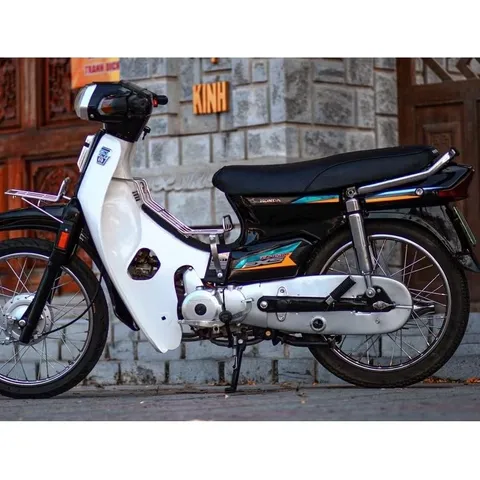 [Siêu Sale] TEM RỜI mẫu EX5 Crom xanh ngọc - cam siêu bóng cho honda Dream Quyen Decal