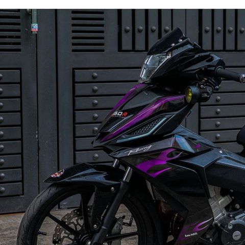 [FreeShip] [Ảnh thật] Tem rời Winner V1 - Mẫu RS150R Tím Lửa - Chuẩn From cực đẹp Quyen Decal