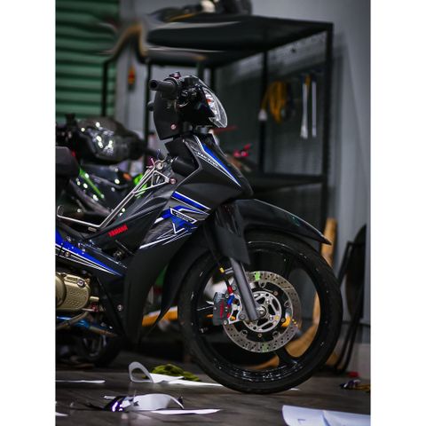 Tem rời Sirius RC hoạ tiết đen xám xanh GP, in sắc nét, 3 lớp không phai màu CM00045 1 2