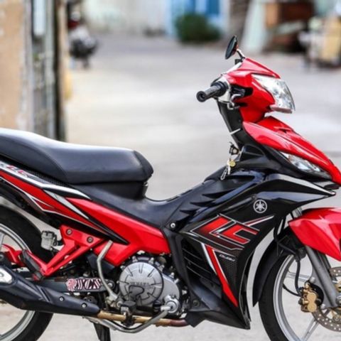 Tem Rời Ex 135 LC Dán Xe Đen Phối Đỏ