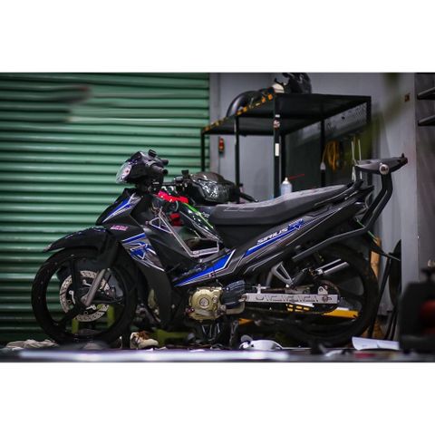 Tem rời Sirius RC hoạ tiết đen xám xanh GP, in sắc nét, 3 lớp không phai màu CM00045 1 2