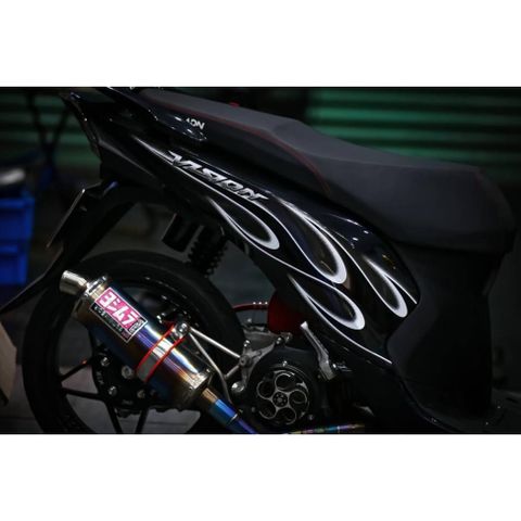 tem rời vision đen tem lửa cực chất mẫu ( Mới )  2023 , tem 3 lớp bền màu - Decal Cao Cấp Nhất