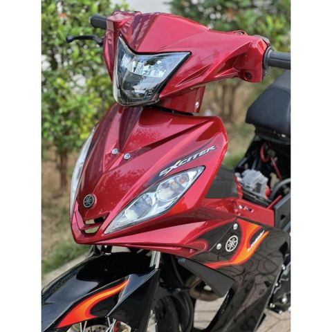 [FreeShip] [Ảnh thật] Tem rời Exciter135 - Mãu tem lửa cam đen đơn giản - Chuẩn From cực đẹp Quyen Decal