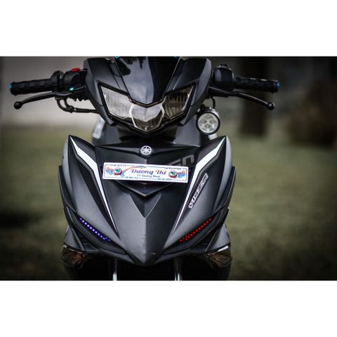 Tem Rời Dán Xe Exciter 150 Mẫu Sọc Chữ Y15ZR Xám Trắng Đen Cực Chất, Hàng 3 Lớp Chất Lượng Cao Quyen Decal