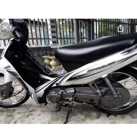 Tem Rời Yamaha Sirius 110 Trắng Đen Chuẩn Zin  - Decal In Chất Lượng