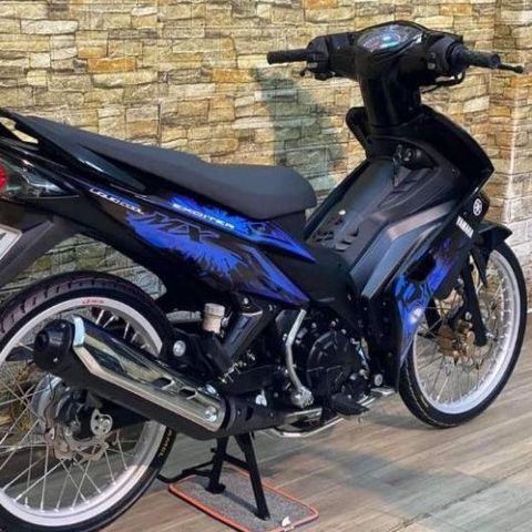 Tem Rời Exciter MX 135 2010 Xanh Đen  - Decal In Chất Lượng