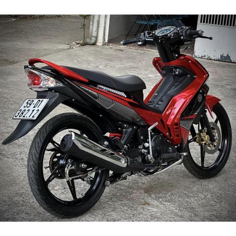 [FreeShip] [Ảnh thật] Tem rời CANDY Exciter 2006 - Mẫu sọc đỏ đen nổi bật - Chuẩn From cực đẹp Quyen Decal