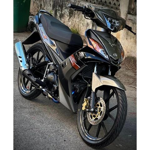 tem rời exciter 2010 đen bạc cám đơn giản đẹp , tem 3 lớp bền màu - Decal Cao Cấp Nhất