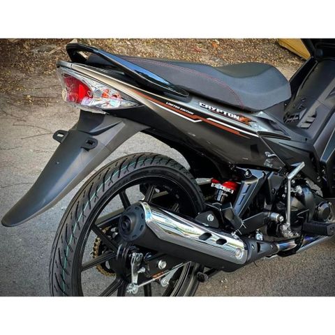 tem rời exciter 2010 đen bạc cám đơn giản đẹp , tem 3 lớp bền màu - Decal Cao Cấp Nhất