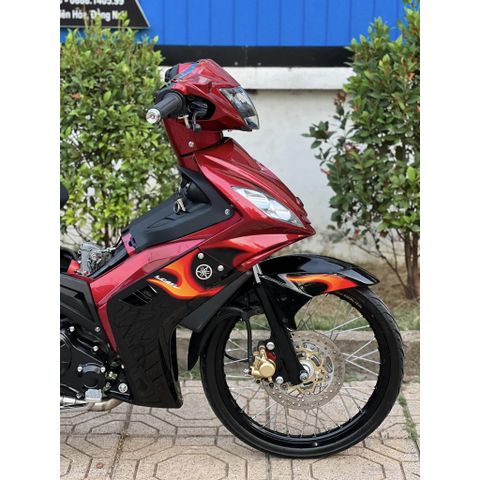 [FreeShip] [Ảnh thật] Tem rời Exciter135 - Mãu tem lửa cam đen đơn giản - Chuẩn From cực đẹp Quyen Decal