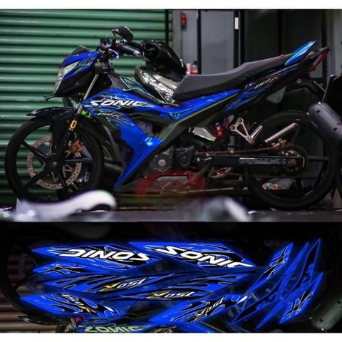 Tem rời Sonic lửa mới phối đủ màu xe