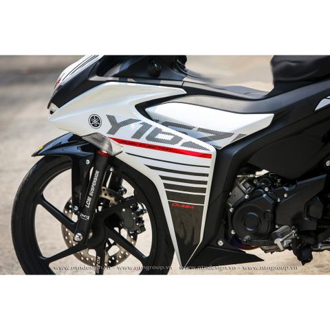 Tem rời Exciter 155 mẫu Y16ZR đen trắng, in sắc nét, 3 lớp không phai màu CM00142 1 2
