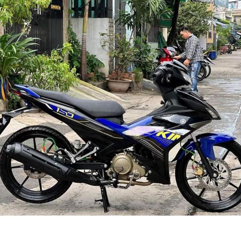 Tem Rời MxKing Đen Xanh Gp - Chất Liệu Decal Cao Cấp  - Decal In Chất Lượng