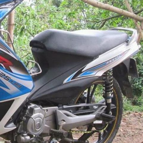 Tem Rời Suzuki Axelo 125 Trắng Xanh Da Trời  - Decal In Chất Lượng