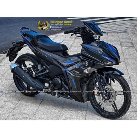 TEM RỜI RC ĐEN XANH DÁN XE EX155 VVA ĐEN BÓNG-ĐEN NHÁM-ĐEN VÀNG ĐỒNG QDC
