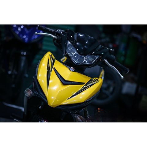 Tem rời exciter 150 chữ tàu xe vàng đen mới