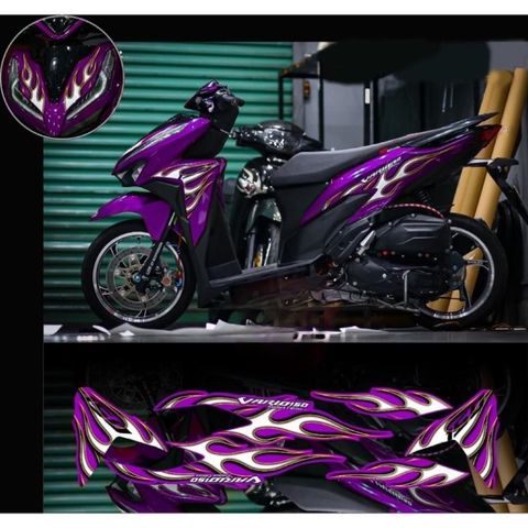 Tem rời varrio 159 lửa mới phối đủ màu xe