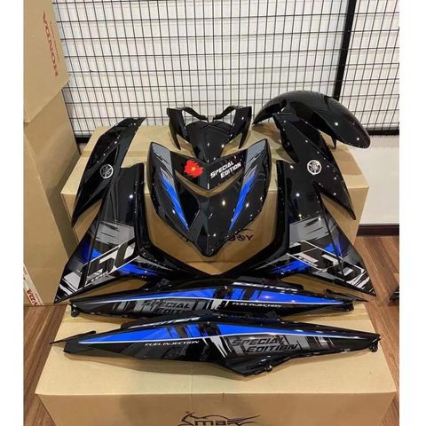 Tem Rời Yamaha Exciter 150 Đen Xanh Special Edition 2022  - Decal In Chất Lượng