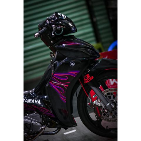 tem rời jupiter đen lửa tím , tem 3 lớp bền màu - Decal Cao Cấp Nhất