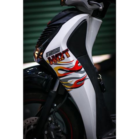 tem rời sh 150 trắng lửa đẹp ( HÓT ) 2019 , tem 3 lớp bền màu - Decal Cao Cấp Nhất