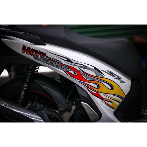 tem rời sh 150 trắng lửa đẹp ( HÓT ) 2019 , tem 3 lớp bền màu - Decal Cao Cấp Nhất