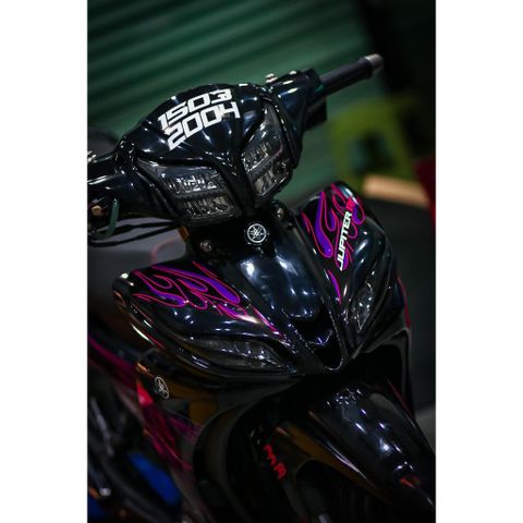 tem rời jupiter đen lửa tím , tem 3 lớp bền màu - Decal Cao Cấp Nhất
