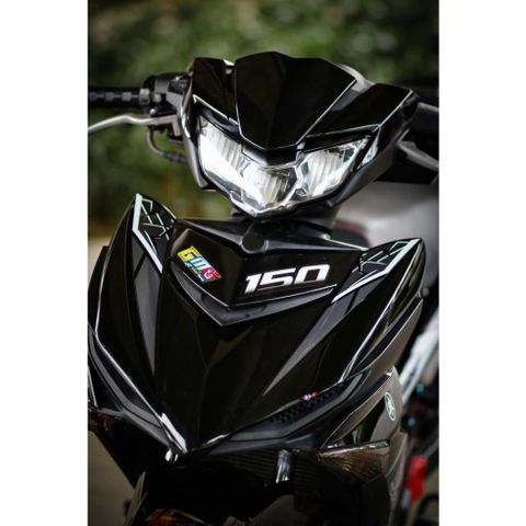 Tem Rời Dán Xe Exciter 150 Mẫu Chữ Y15ZR Xám Đen Trắng Cực Chất, Hàng 3 Lớp Chất Lượng Cao Cao Cấp