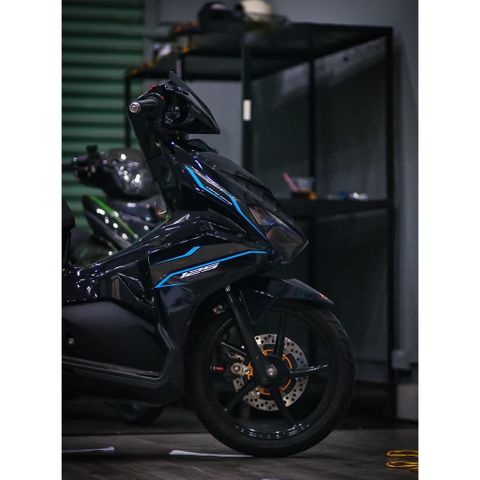 tem rời ab đen 2016 - 2019 đe  chỉ xanh xám mẫu đơn giản đẹp , tem 3 lớp bền màu - Decal Cao Cấp Nhất