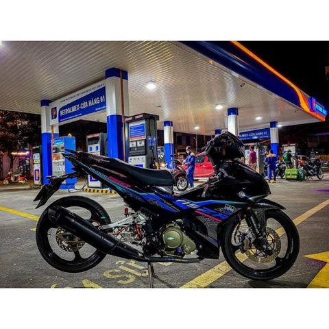 Tem Rời Exciter 150 Y15ZR Dán Xe Đen Nhiều Mẫu Mới  - Decal In Chất Lượng