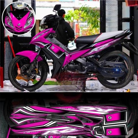 tem rời exciter 2010 Rc full đen phối nhiều màu