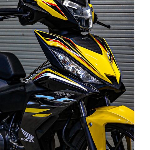 TEM DÁN RS XE WINNER V1 MÀU VÀNG ĐEN - Decal Cao Cấp Nhất