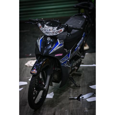 tem rời sirius rc đen xanh mẫu ( Mới )  2024 đẹp , tem 3 lớp bền màu - Decal Cao Cấp Nhất