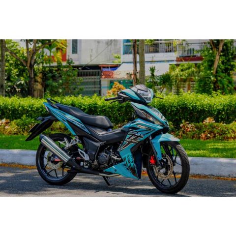 Tem Rời Dán Xe Winner V1 Mẫu Hayabusa Xanh Ngọc Cực Hot, Hàng 3 Lớp Chất Lượng Cao Quyen Decal