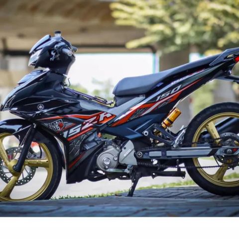Tem Rời Ex 150 Y15ZR 2021 Trắng Cam Đen  - Decal In Chất Lượng