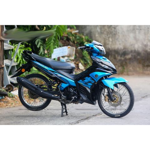 Tem rời Exciter 135 mẫu LC V7 đen xanh ngọc , in sắc nét, 3 lớp không phai màu CM00089 1 2