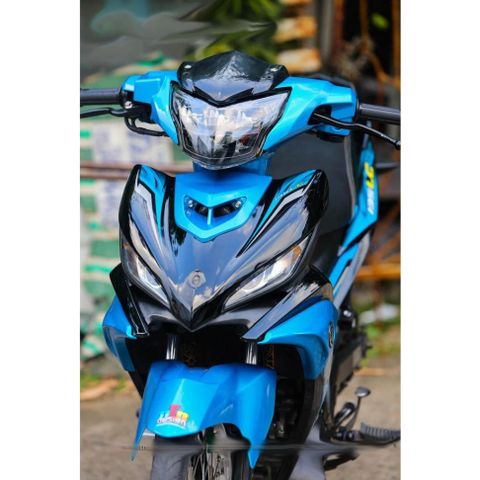 Tem rời Exciter 135 mẫu LC V7 đen xanh ngọc , in sắc nét, 3 lớp không phai màu CM00089 1 2