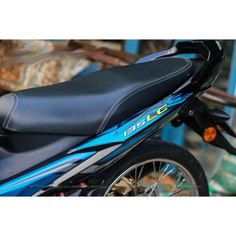 Tem rời Exciter 135 mẫu LC V7 đen xanh ngọc , in sắc nét, 3 lớp không phai màu CM00089 1 2