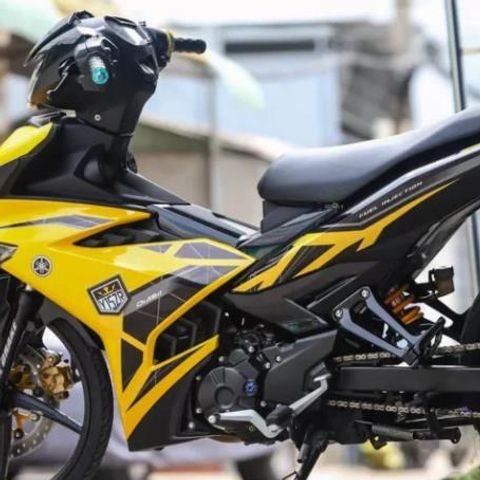 Tem Rời Y15ZR Ex 150 Vàng Đen - Decal Cao Cấp  - Decal In Chất Lượng