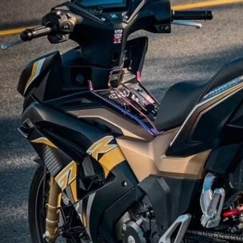 TEM GTR 150 XE WINNER X V3 MÀU ĐEN NHÁM VÀNG ĐỒNG - Decal Cao Cấp Nhất