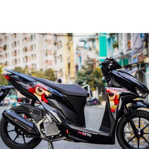 tem rời vario 150 -125 đen gấu dâu cực đẹp 2024 , mẫu ( Mới ) , tem 3 lớp bền màu - Decal Cao Cấp Nhất